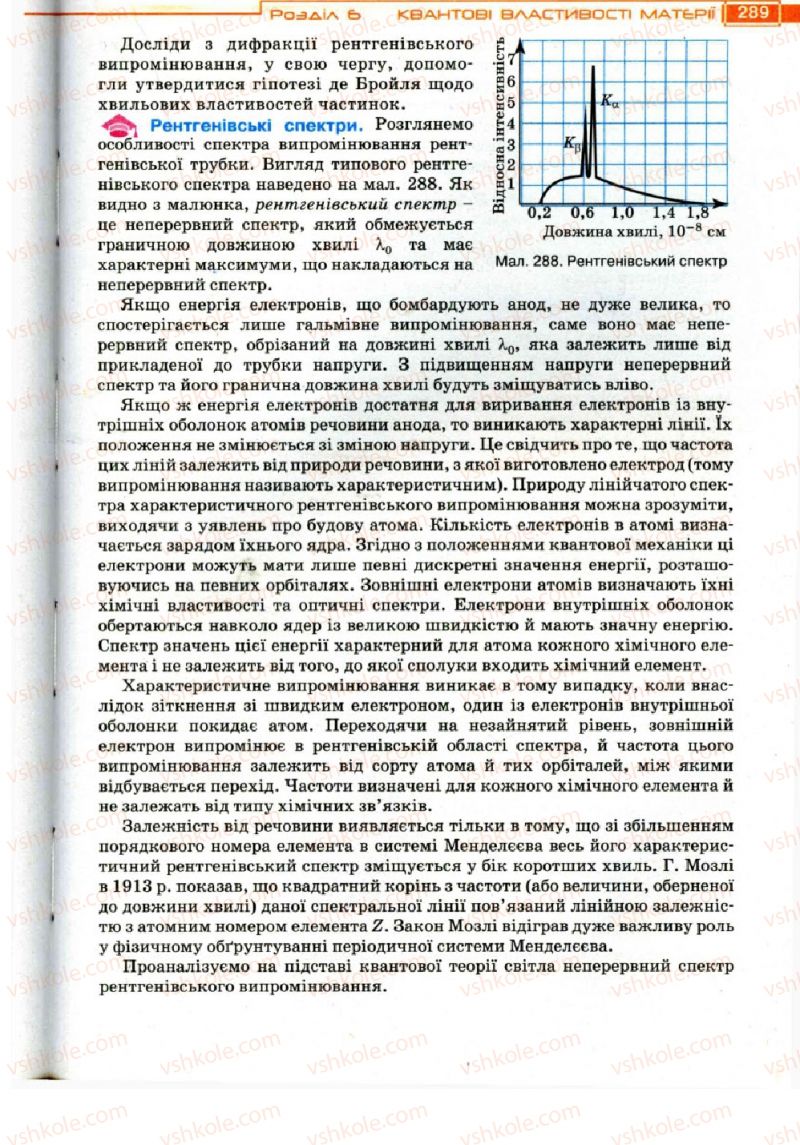 Страница 289 | Підручник Фізика 11 клас Т.М. Засєкіна, Д.О. Засєкін 2011