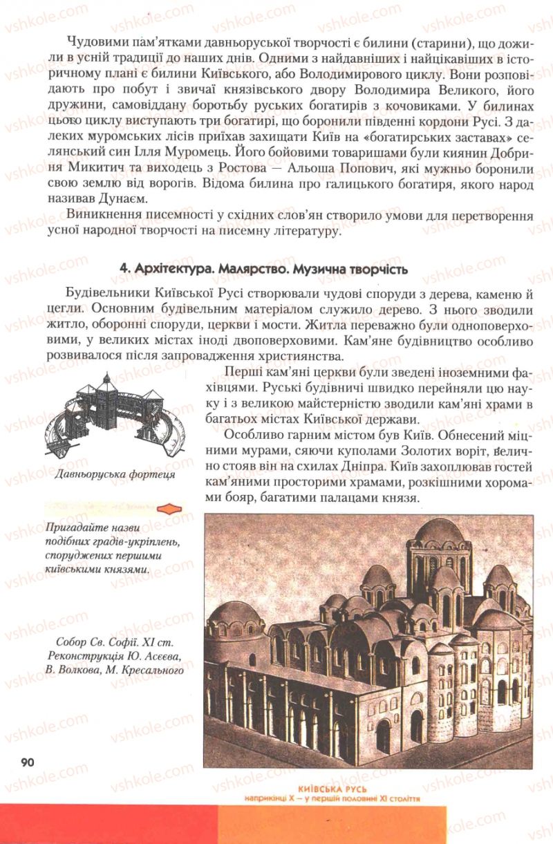 Страница 90 | Підручник Історія України 7 клас Ю.Ю. Свідерський, Т.В. Ладиченко, Н.Ю. Романишин 2007