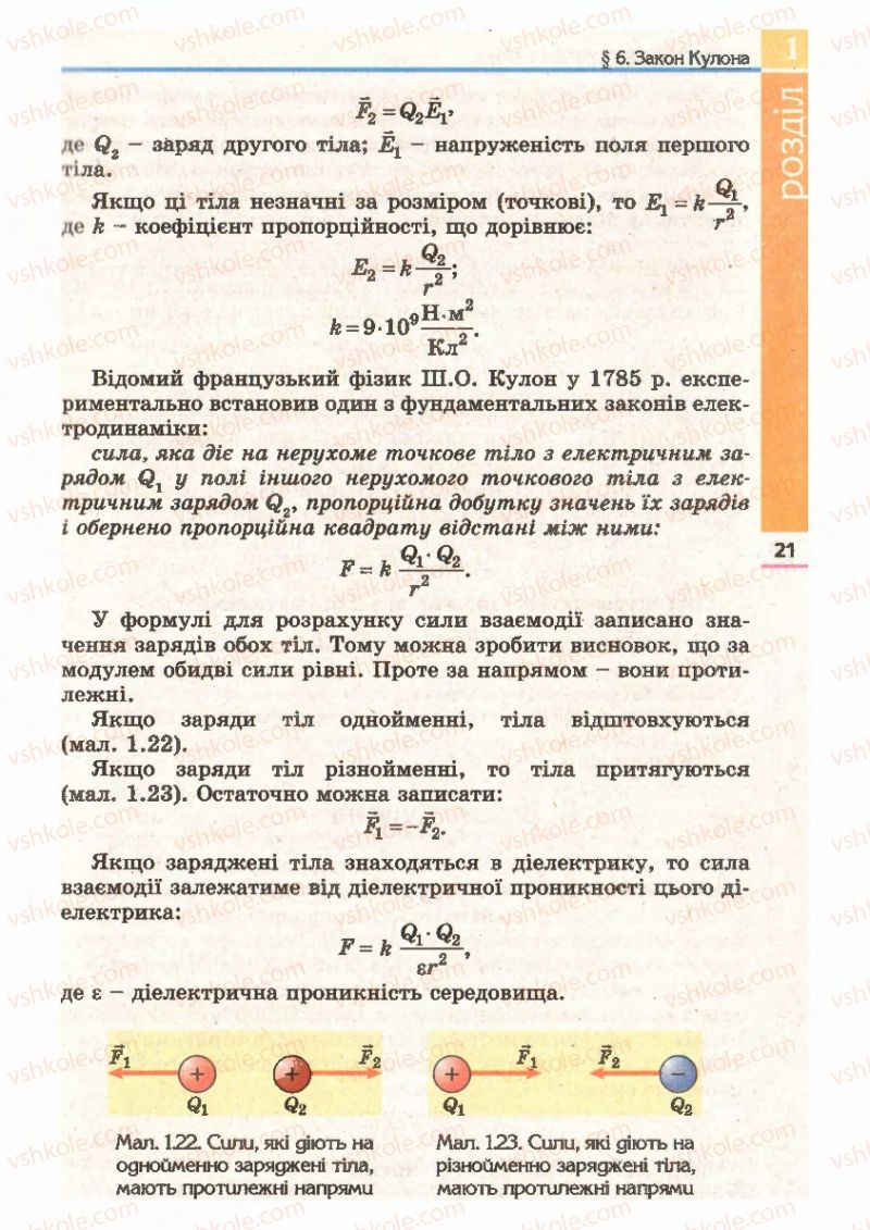 Страница 21 | Підручник Фізика 11 клас Є.В. Коршак, О.І. Ляшенко, В.Ф. Савченко 2011