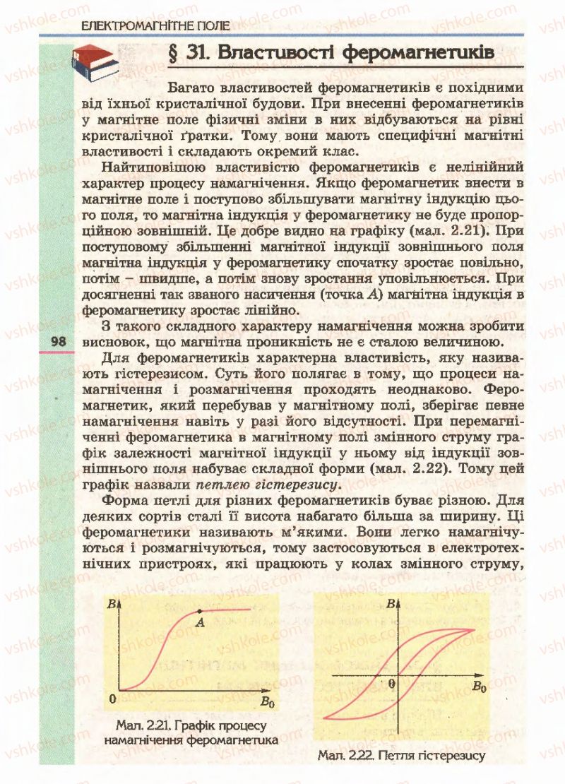 Страница 98 | Підручник Фізика 11 клас Є.В. Коршак, О.І. Ляшенко, В.Ф. Савченко 2011