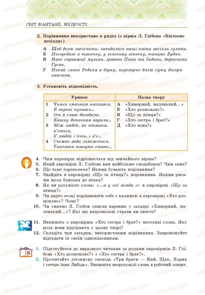 Страница 154 | Підручник Українська література 5 клас О.М. Авраменко 2013