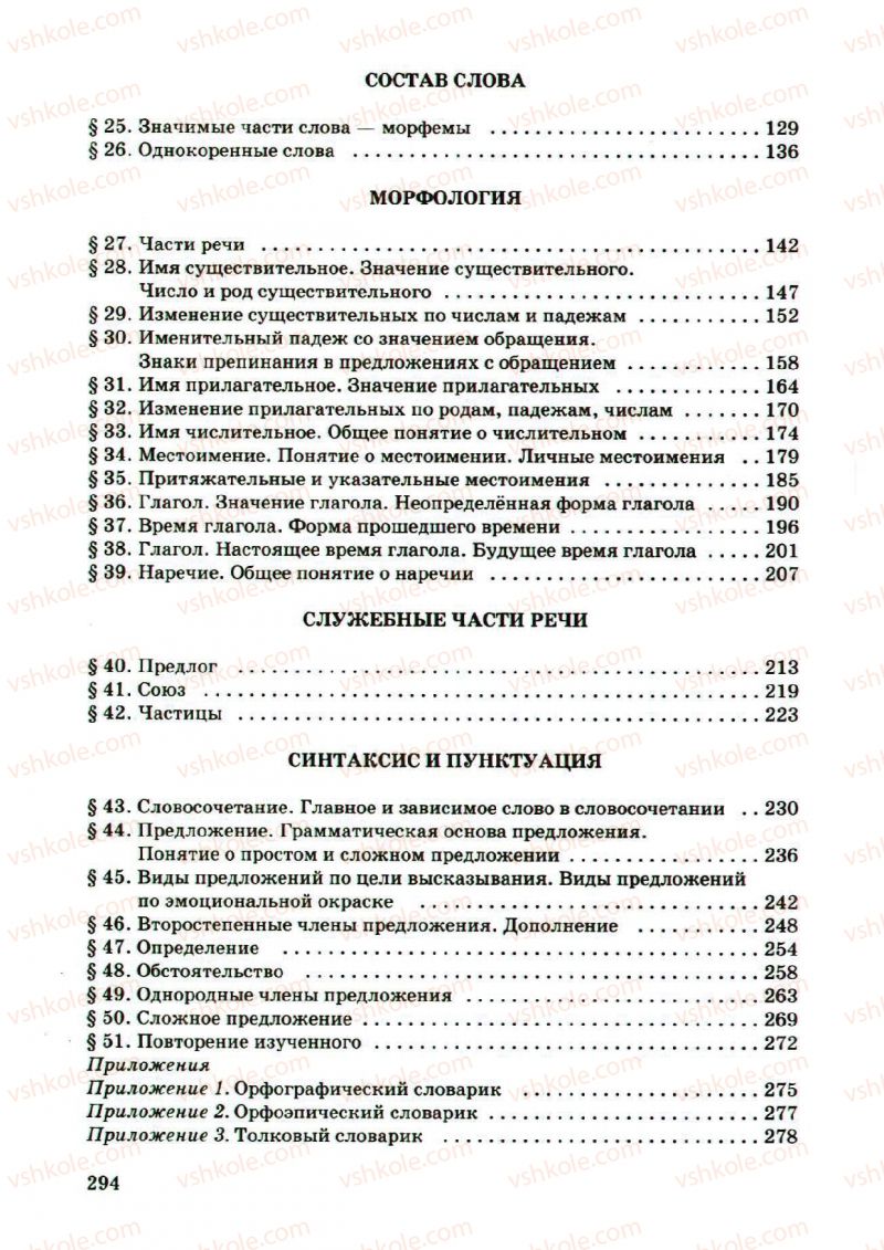 Страница 294 | Підручник Русский язык 5 клас А.Н. Рудяков, Т.Я. Фролова, М.Г. Маркина-Гурджи 2013 Пятый год обучения