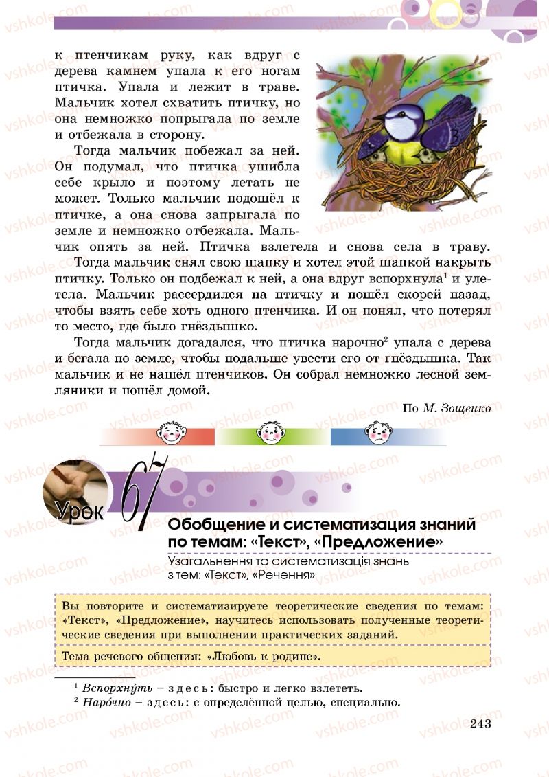 Страница 243 | Підручник Русский язык 5 клас Т.М. Полякова, Е.И. Самонова 2013