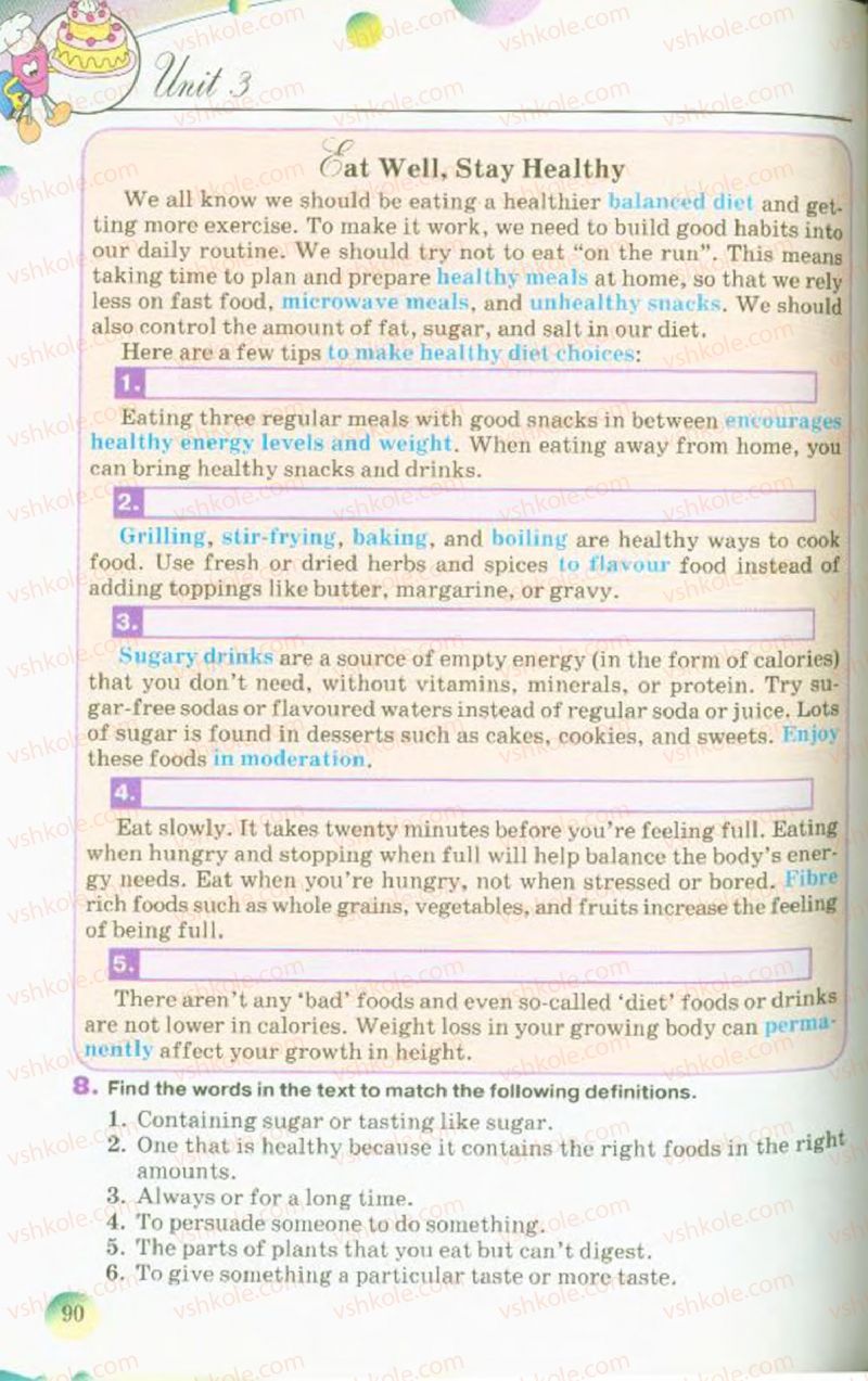 Страница 90 | Підручник Англiйська мова 10 клас А.М. Несвіт 2010 9 рік навчання