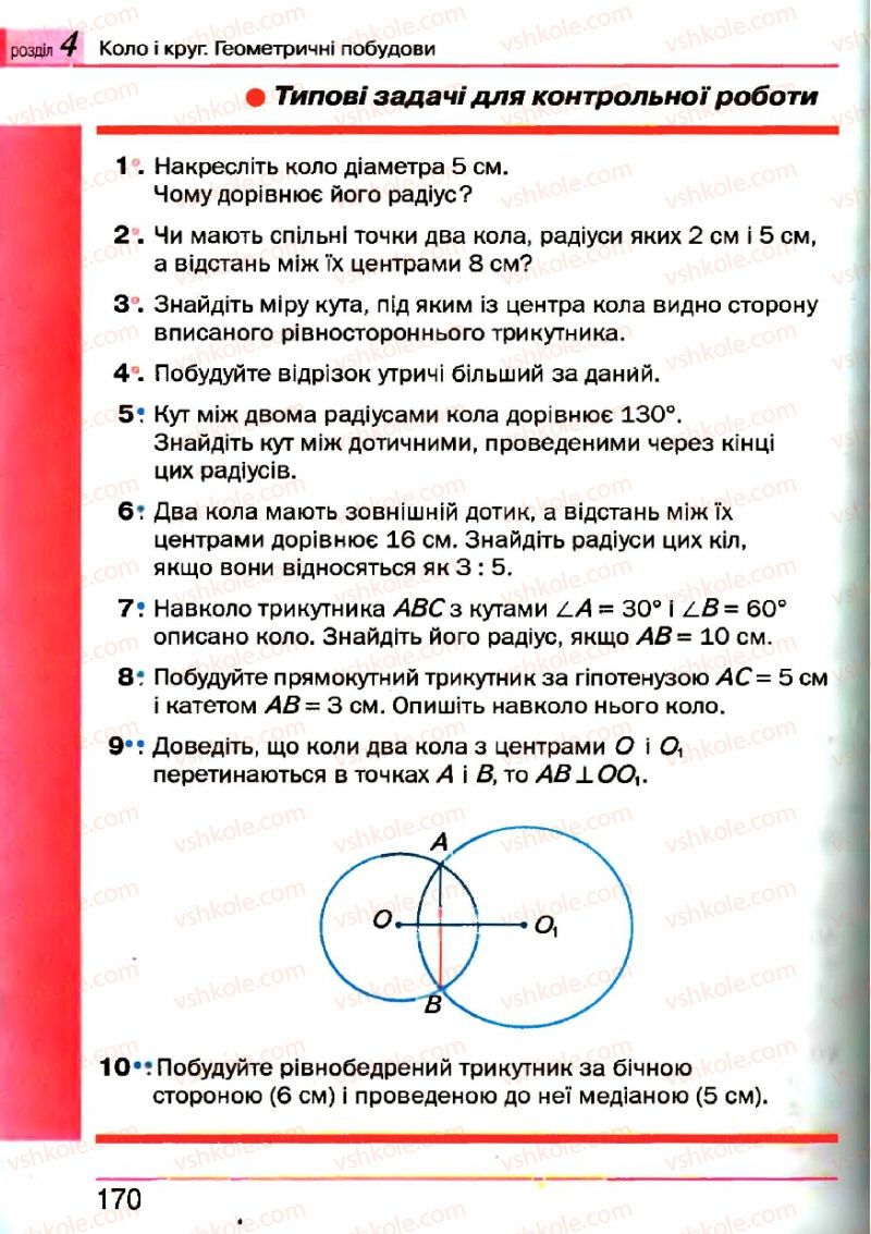 Страница 170 | Підручник Геометрія 7 клас Г.П. Бевз, В.Г. Бевз, Н.Г. Владімірова 2007