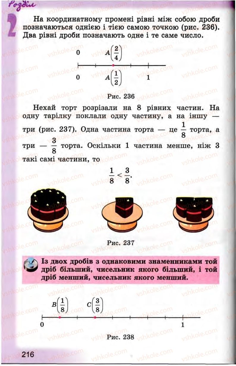 Страница 216 | Підручник Математика 5 клас О.С. Істер 2013