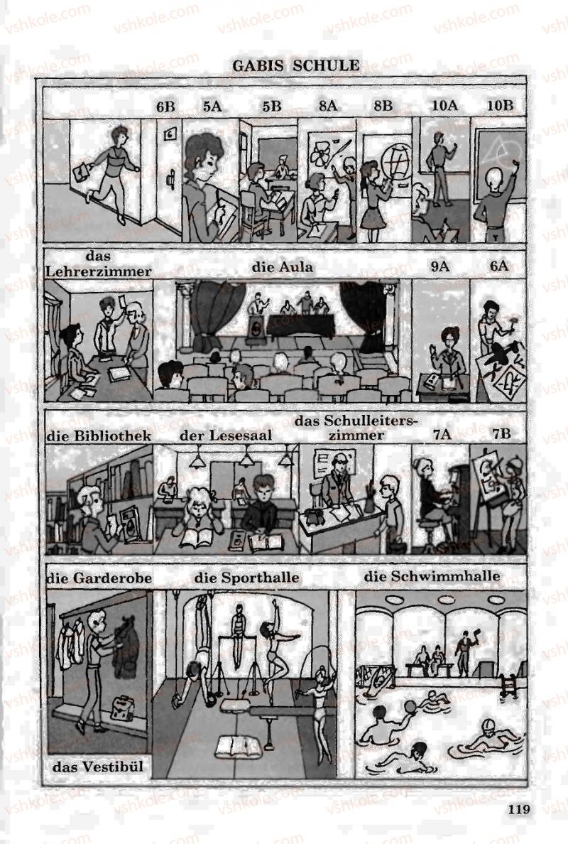 Страница 119 | Підручник Німецька мова 6 клас Н.П. Басай 2006