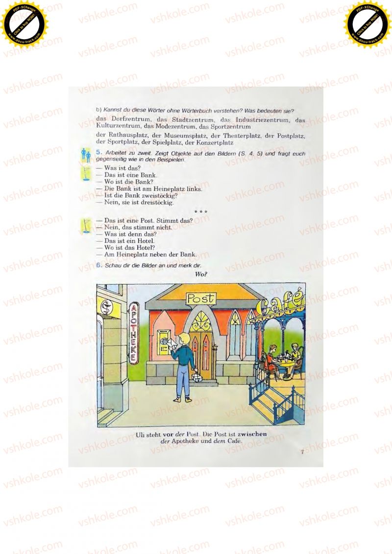 Страница 7 | Підручник Німецька мова 7 клас Н.П. Басай 2011