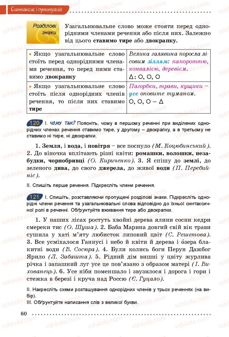 Страница 60 | Підручник Українська мова 5 клас О.В. Заболотний 2013