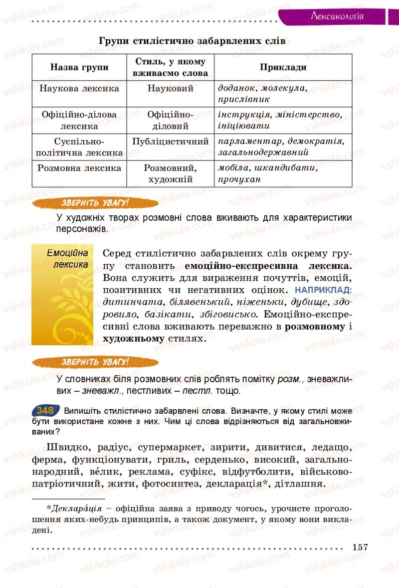 Страница 157 | Підручник Українська мова 5 клас О.В. Заболотний 2013