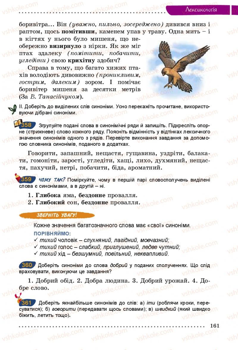 Страница 161 | Підручник Українська мова 5 клас О.В. Заболотний 2013
