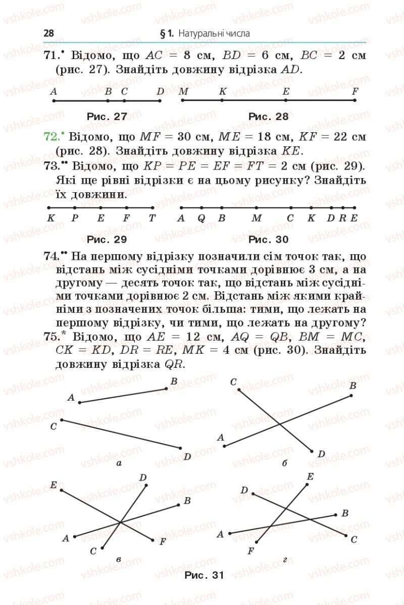 Страница 28 | Підручник Математика 5 клас А.Г. Мерзляк, В.Б. Полонський, М.С. Якір 2013
