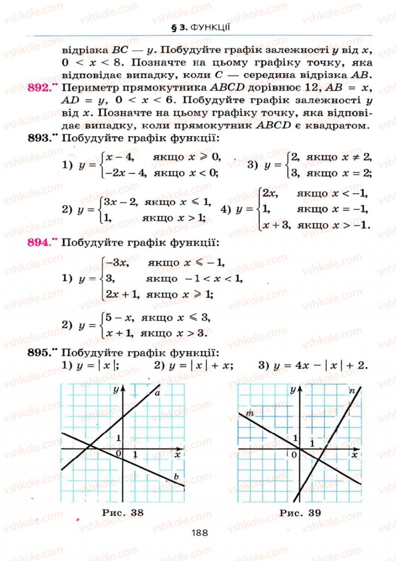 Страница 188 | Підручник Алгебра 7 клас А.Г. Мерзляк, В.Б. Полонський, М.С. Якір 2008