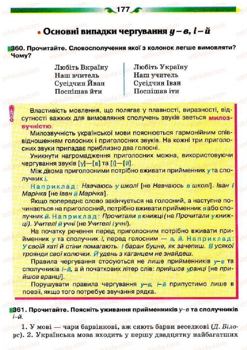 Страница 177 | Підручник Українська мова 5 клас О.П. Глазова 2013