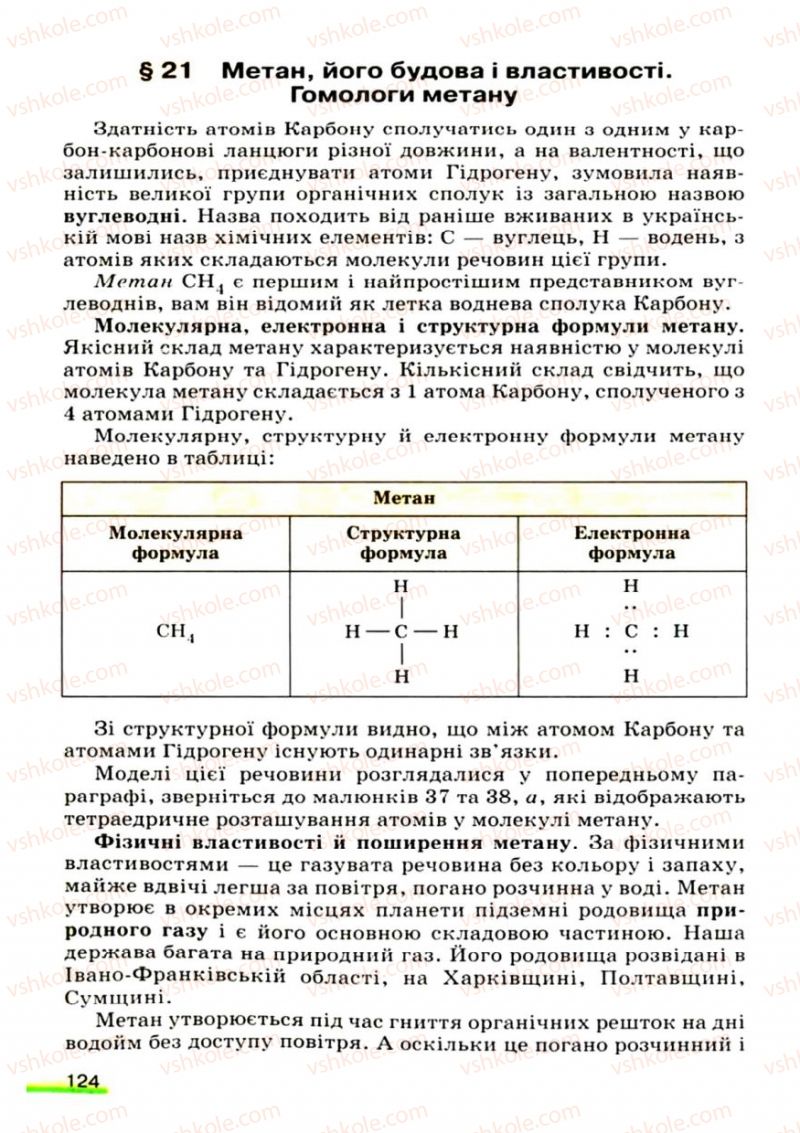 Страница 124 | Підручник Хімія 9 клас О.Г. Ярошенко 2009