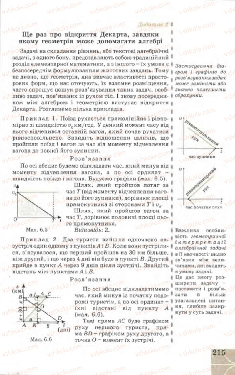 Страница 215 | Підручник Геометрія 9 клас Г.В. Апостолова 2009