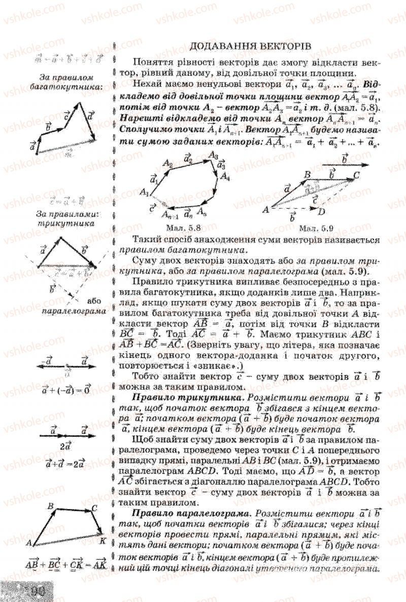 Страница 190 | Підручник Геометрія 8 клас Г.В. Апостолова 2008