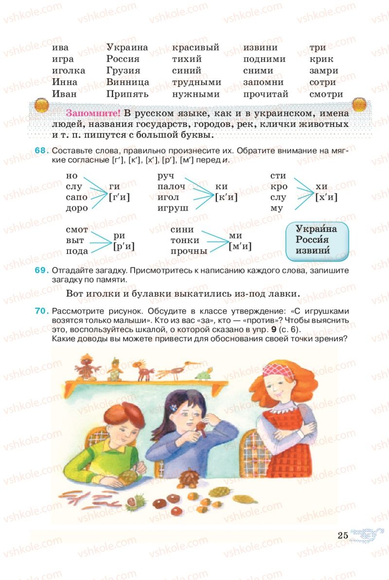 Страница 25 | Підручник Русский язык 5 клас В.А. Корсаков 2013