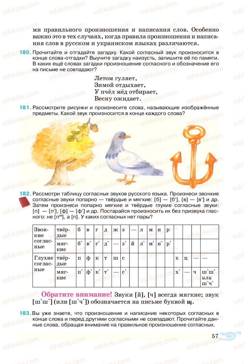 Страница 57 | Підручник Русский язык 5 клас В.А. Корсаков 2013