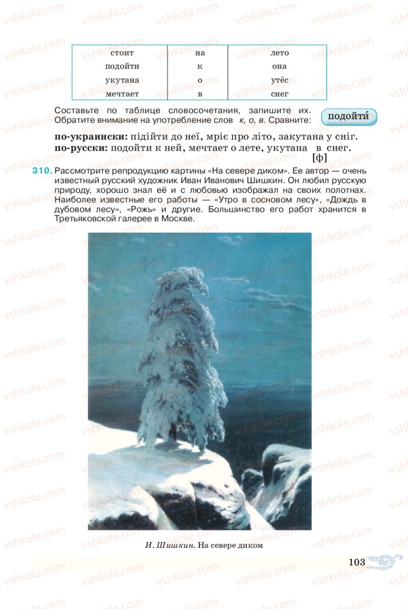 Страница 103 | Підручник Русский язык 5 клас В.А. Корсаков 2013