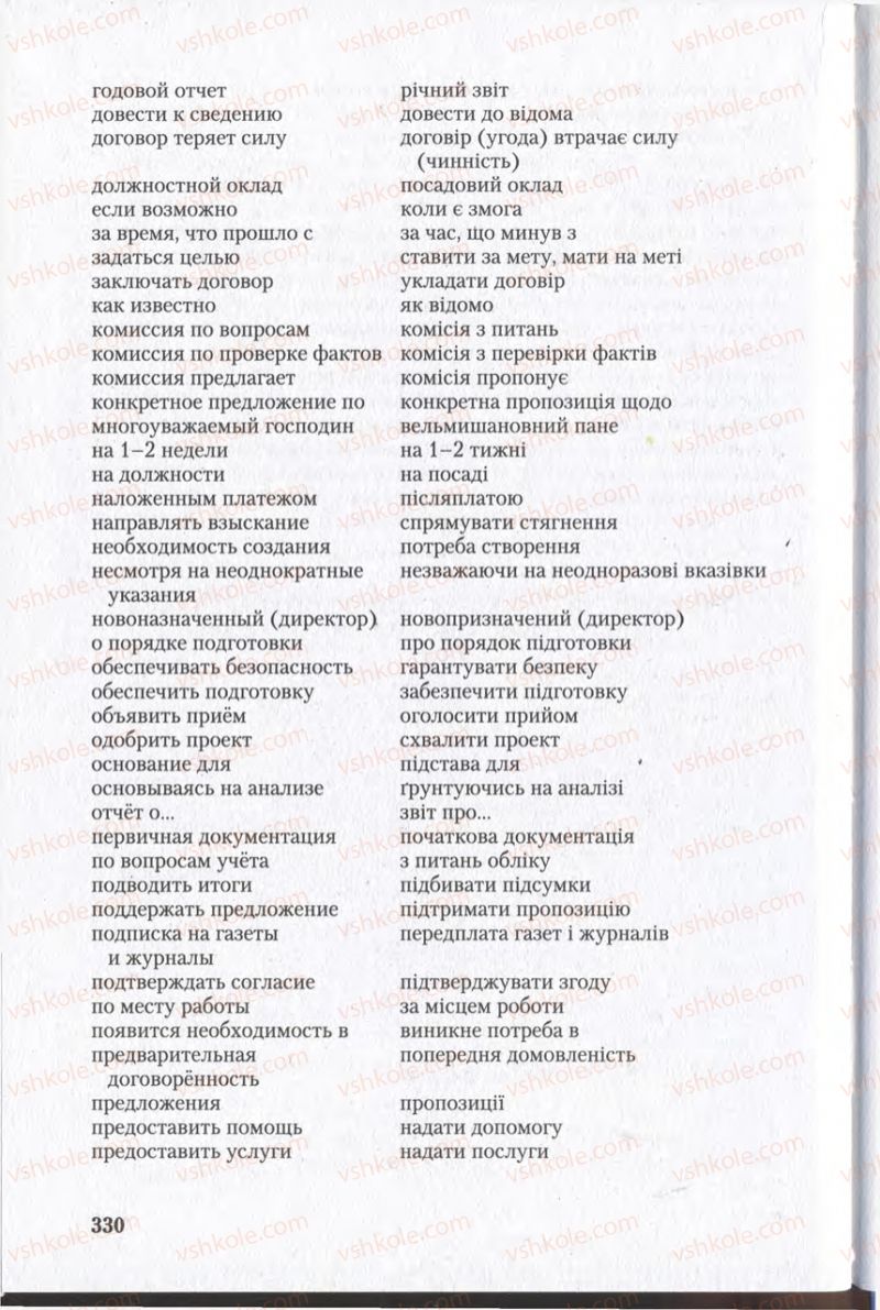 Страница 330 | Підручник Українська мова 11 клас С.Я. Єрмоленко, В.Т. Сичова 2011