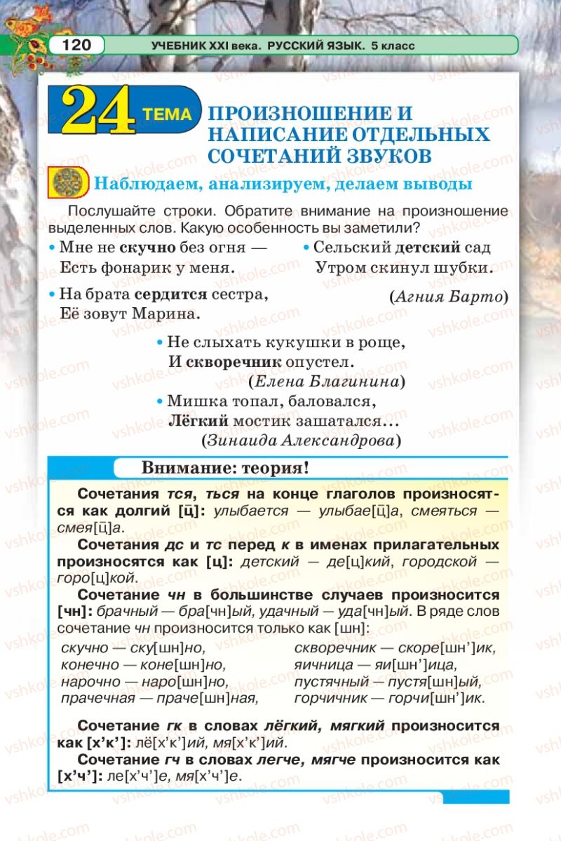 Страница 120 | Підручник Русский язык 5 клас Л.В. Давидюк 2013