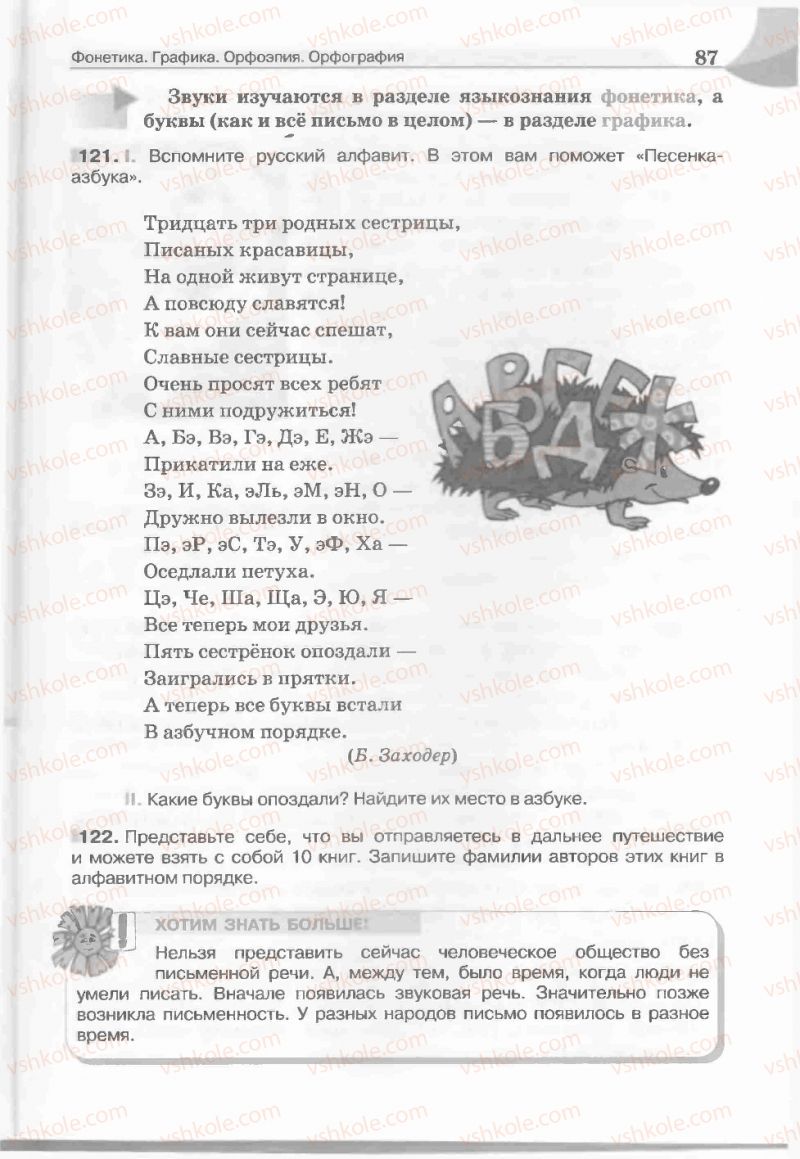 Страница 87 | Підручник Русский язык 5 клас Е.И. Быкова, Л.В. Давидюк, Е.С. Снитко, Е.Ф. Рачко 2013