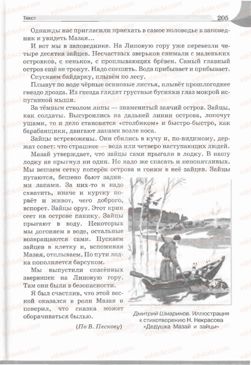 Страница 205 | Підручник Русский язык 5 клас Е.И. Быкова, Л.В. Давидюк, Е.С. Снитко, Е.Ф. Рачко 2013