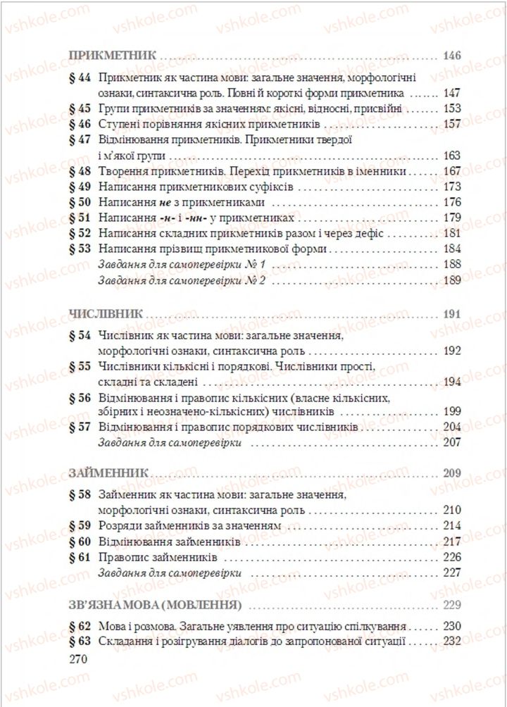 Страница 270 | Підручник Українська мова 6 клас С.Я. Єрмоленко, В.Т. Сичова, М.Г. Жук 2014