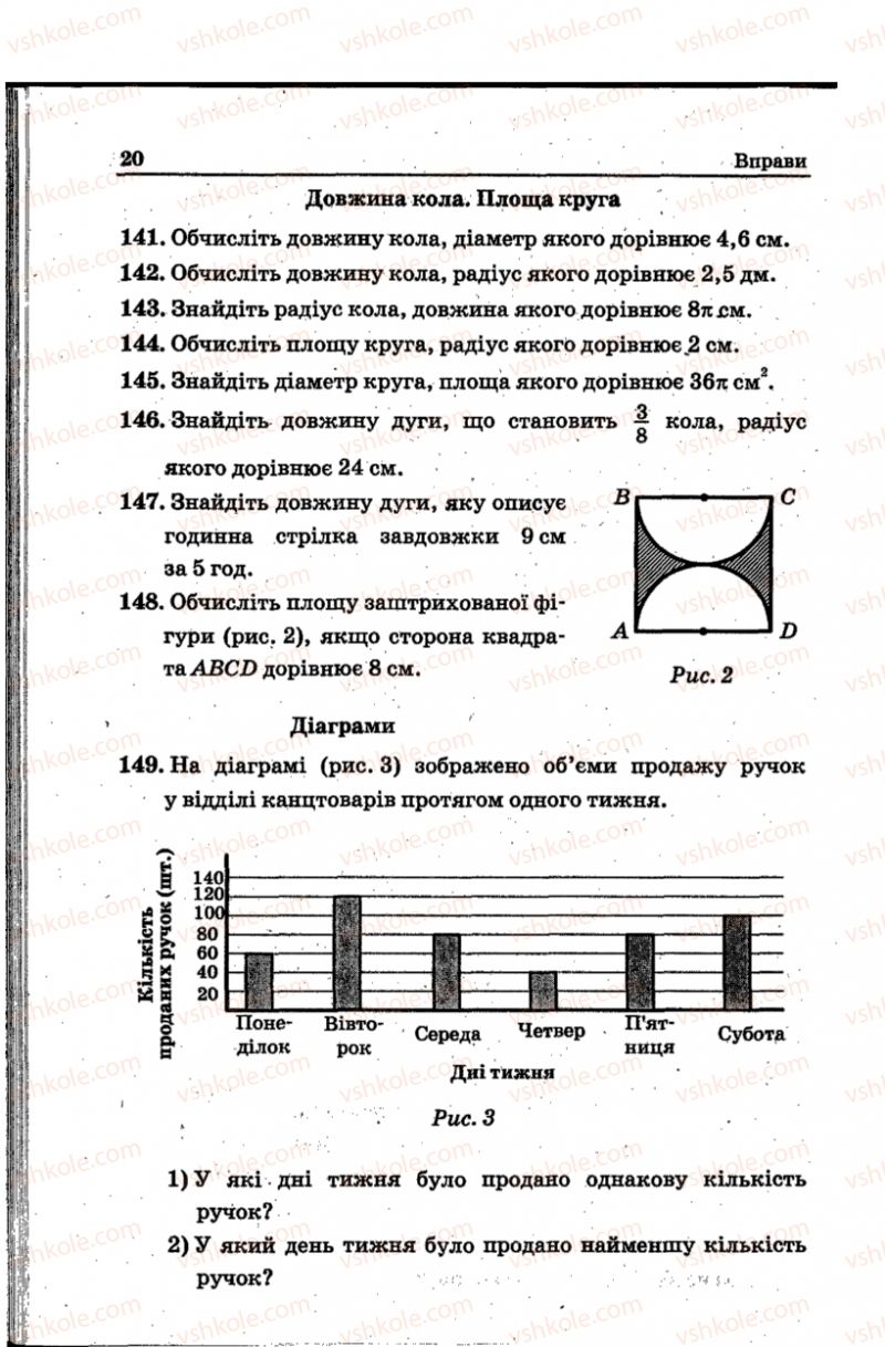 Страница 20 | Підручник Математика 6 клас А.Г. Мерзляк, В.Б. Полонський, Ю.М. Рабінович, М.С. Якір 2014 Збірник задач і контрольних робіт