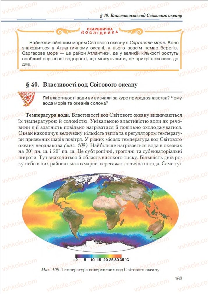 Страница 163 | Підручник Географія 6 клас Т.Г. Гільберг, Л.Б. Паламарчук 2014