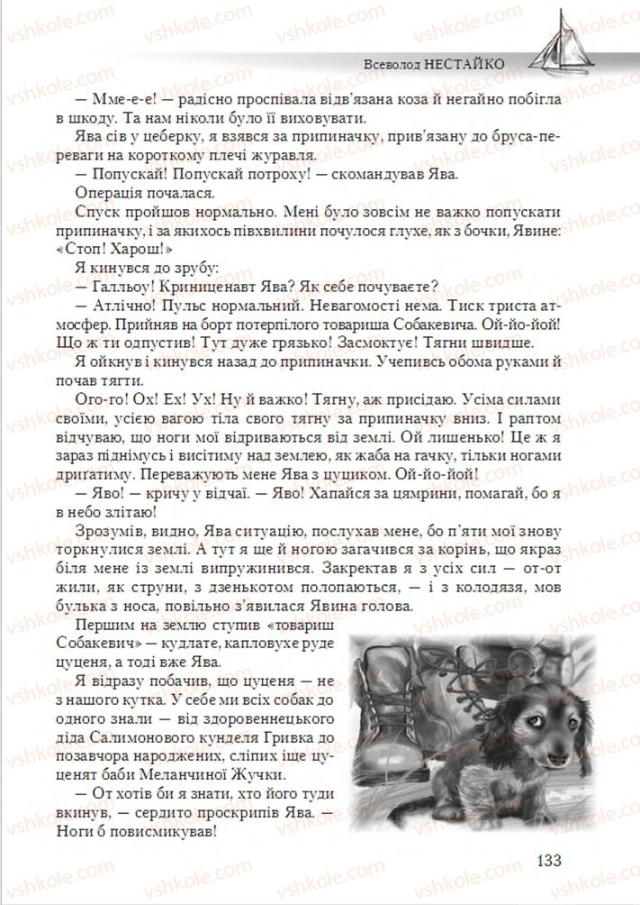 Страница 133 | Підручник Українська література 6 клас О.М. Авраменко 2014