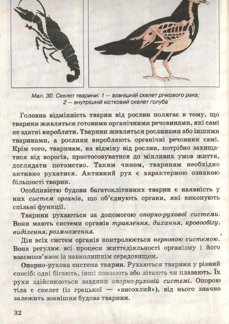 Страница 32 | Підручник Природознавство 6 клас В.Р. Ільченко, К.Ж. Гуз, Л.М. Рибалко 2009