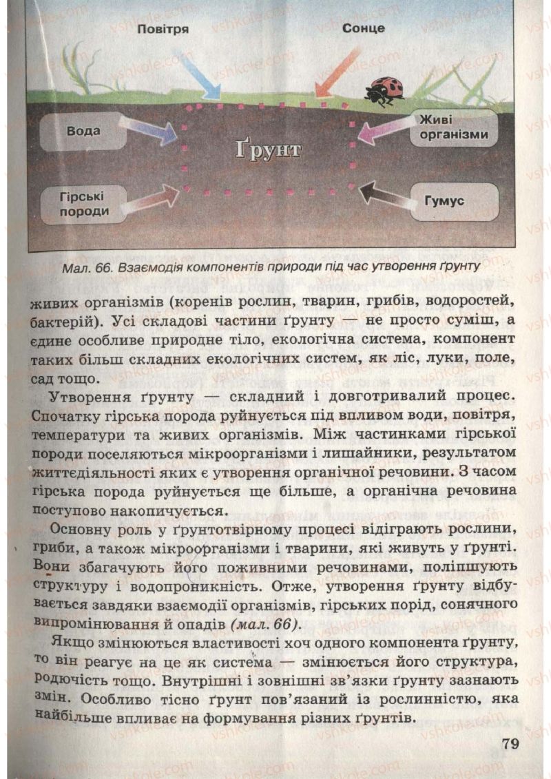 Страница 79 | Підручник Природознавство 6 клас В.Р. Ільченко, К.Ж. Гуз, Л.М. Рибалко 2009