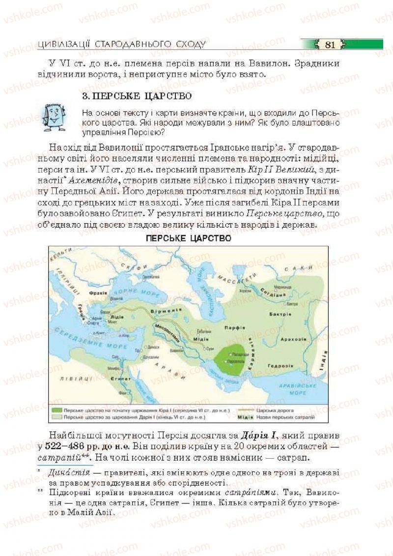 Страница 81 | Підручник Історія 6 клас О.І. Пометун, П.В. Мороз, Ю.Б. Малієнко 2014