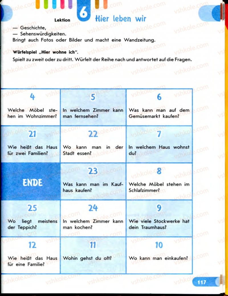 Страница 117 | Підручник Німецька мова 7 клас С.І. Сотникова 2010