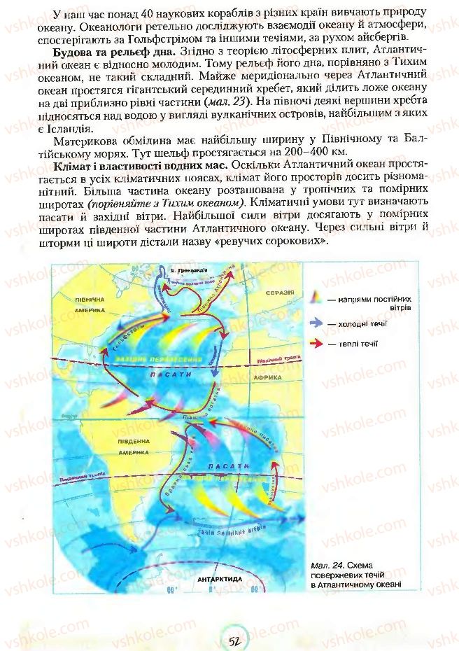 Страница 52 | Підручник Географія 7 клас С.Г. Кобернік, Р.Р. Коваленко 2007