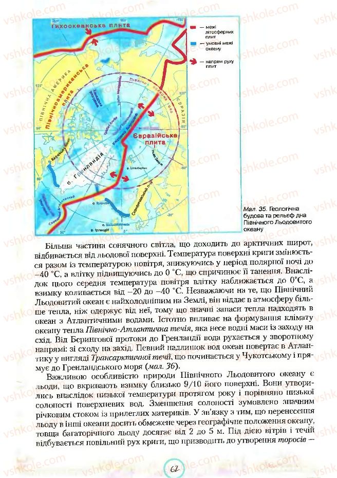 Страница 62 | Підручник Географія 7 клас С.Г. Кобернік, Р.Р. Коваленко 2007