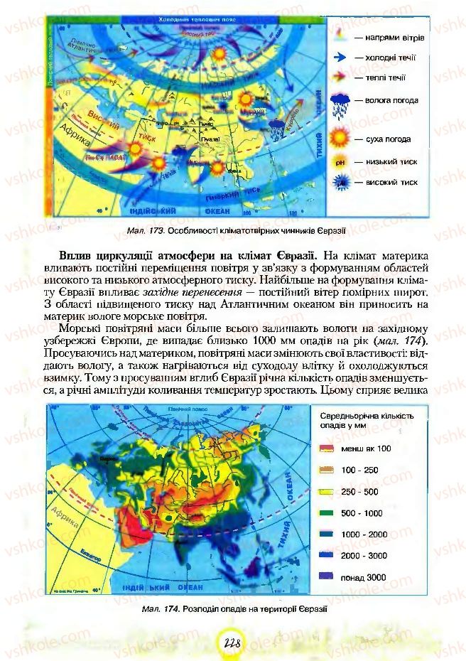 Страница 228 | Підручник Географія 7 клас С.Г. Кобернік, Р.Р. Коваленко 2007