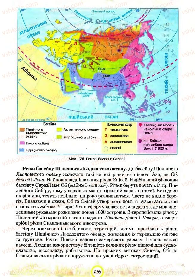 Страница 235 | Підручник Географія 7 клас С.Г. Кобернік, Р.Р. Коваленко 2007