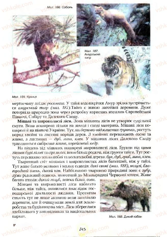 Страница 243 | Підручник Географія 7 клас С.Г. Кобернік, Р.Р. Коваленко 2007