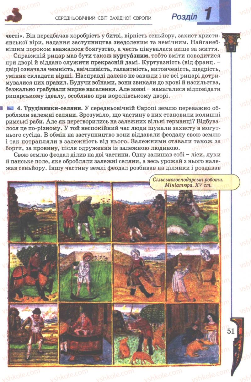 Страница 51 | Підручник Всесвітня історія 7 клас Н.Г. Подаляк 2007