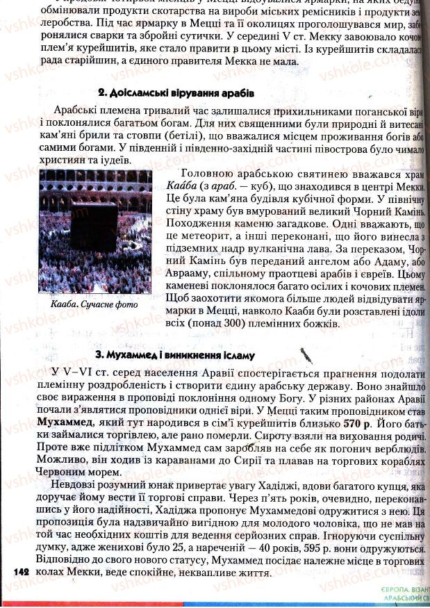Страница 142 | Підручник Всесвітня історія 7 клас І.М. Ліхтей 2007