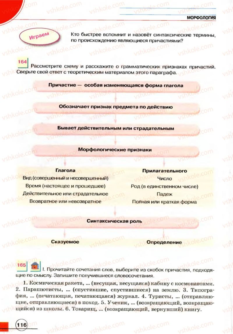 Страница 116 | Підручник Русский язык 7 клас Е.И. Быкова, Л.В. Давидюк, В.И. Стативка 2007