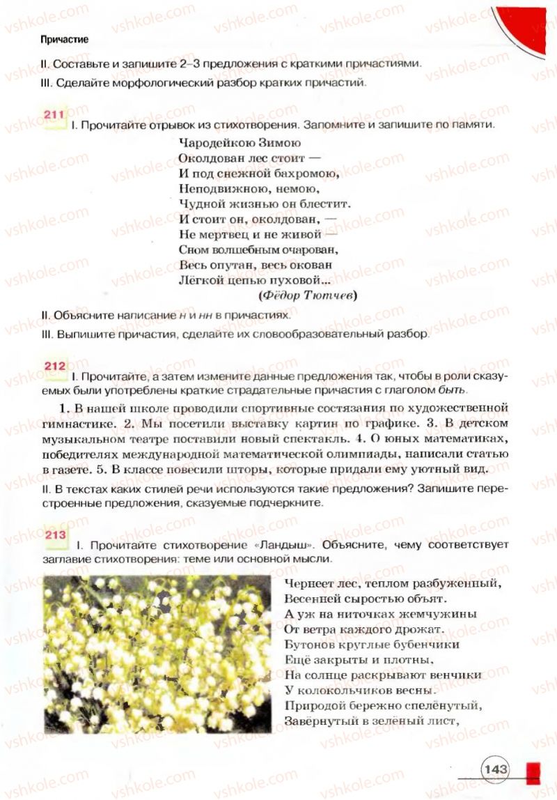 Страница 143 | Підручник Русский язык 7 клас Е.И. Быкова, Л.В. Давидюк, В.И. Стативка 2007