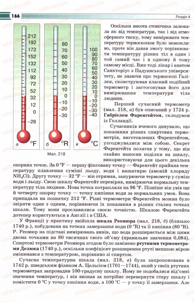 Страница 166 | Підручник Фізика 8 клас В.Д. Сиротюк 2008