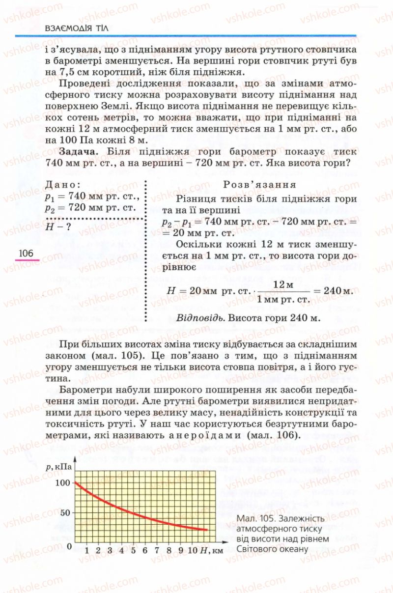 Страница 106 | Підручник Фізика 8 клас Є.В. Коршак, О.І. Ляшенко, В.Ф. Савченко 2008