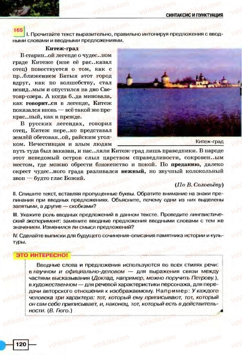 Страница 120 | Підручник Русский язык 8 клас Е.И. Быкова, Л.В Давидюк, В.И. Стативка 2008