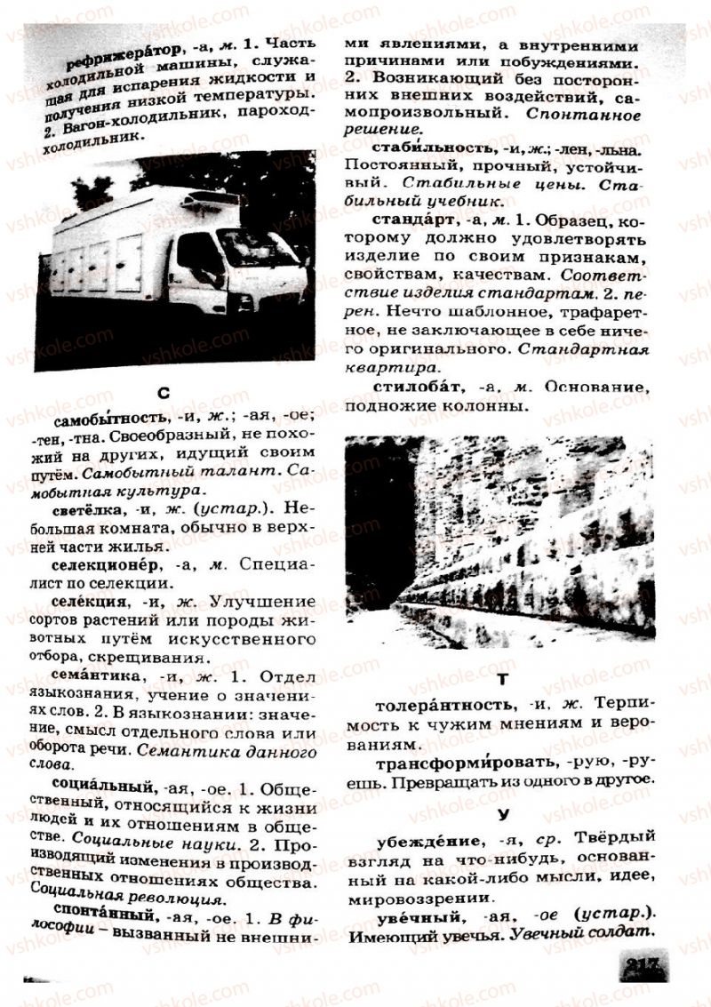 Страница 217 | Підручник Русский язык 8 клас Е.В. Малыхина 2008
