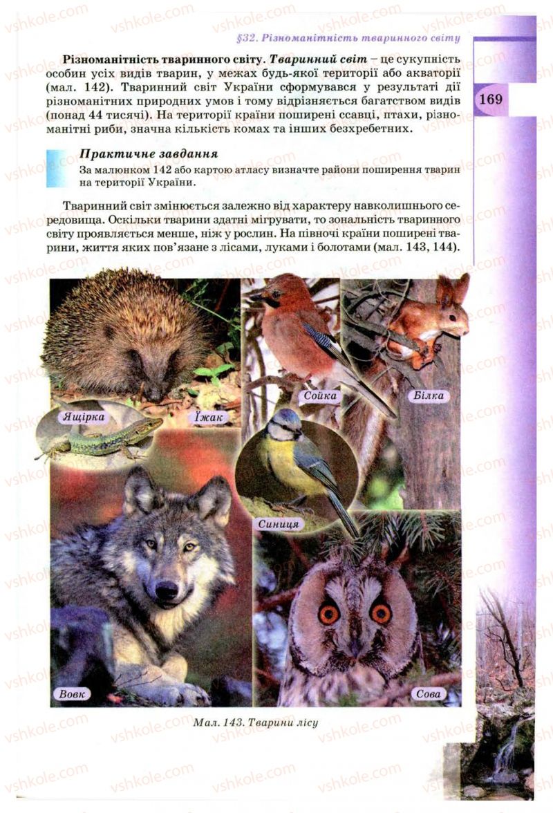 Страница 169 | Підручник Географія 8 клас В.Ю. Пестушко, Г.Ш. Уварова 2008
